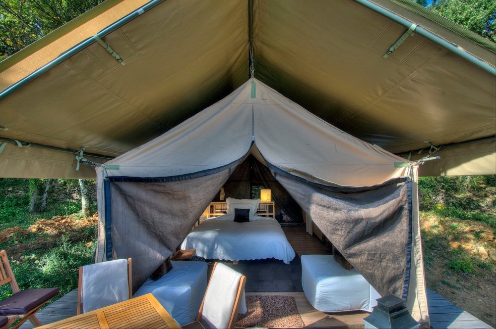 Cool Canvas tents in Provence 